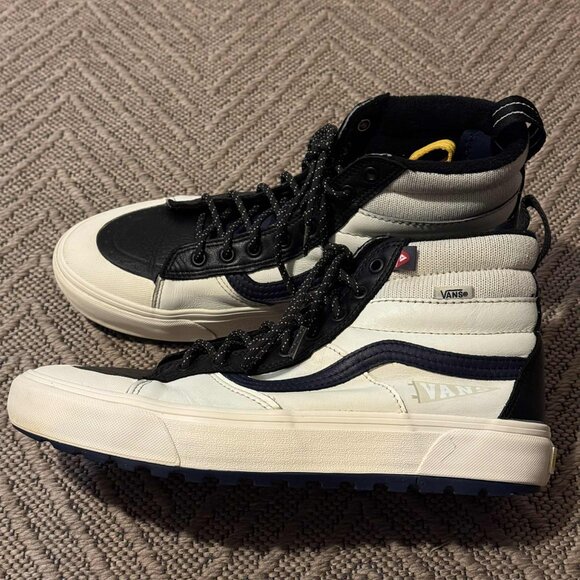 Vans Other - Mens Vans Sk8-Hi MTE 2 Varsity Black Marshmallow Trainers Size 10 Hydro guard